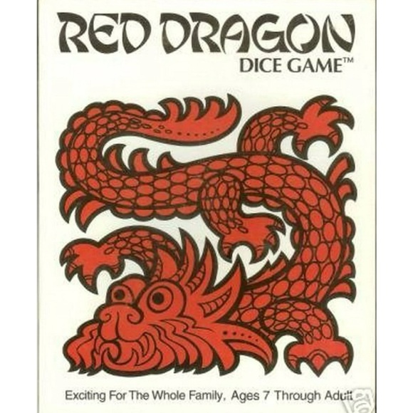 JAX 1995 Red Dragon Dice Game - Picture 1 of 3